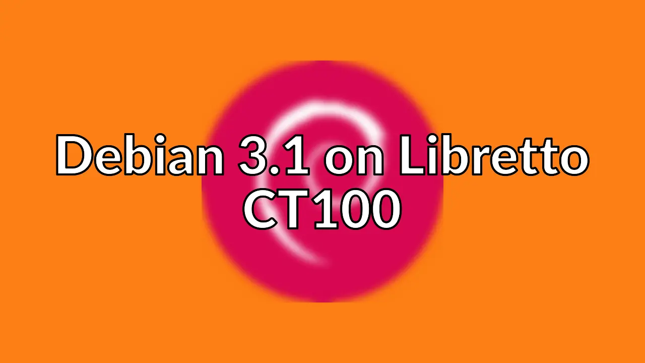 Running Xfce & Firefox on the Toshiba Libretto CT100