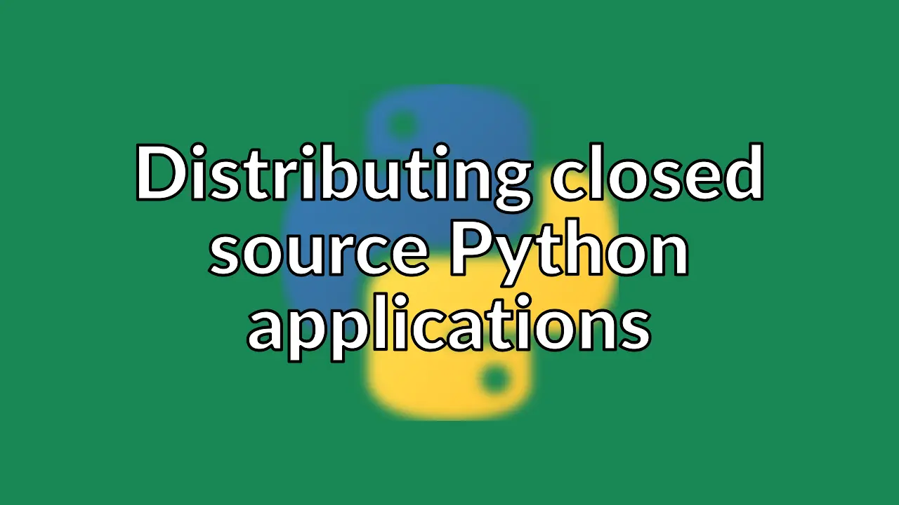 Freezing proprietary Python applications for distribution to clients