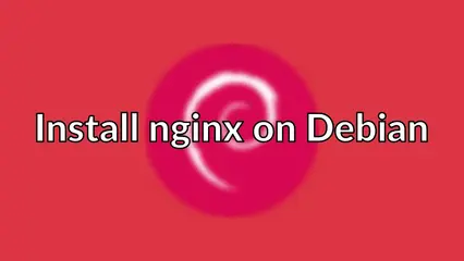 Install nginx on Debian