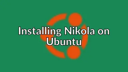 Installing Nikola on Ubuntu