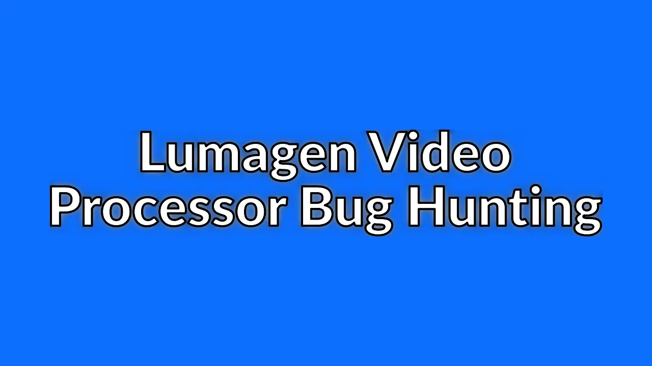 Hunting for bugs in an FPGA video processor