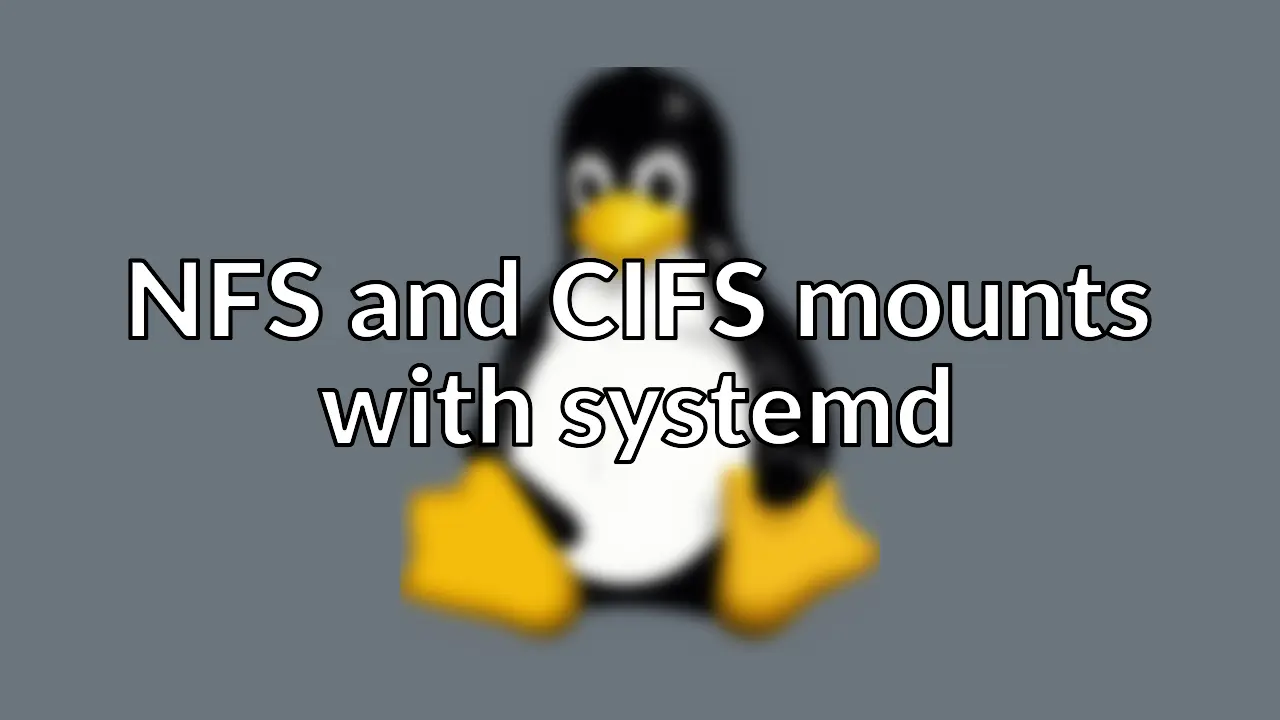 Wait for network when mounting NFS and CIFS volumes