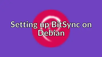 Setting up BitSync on Debian