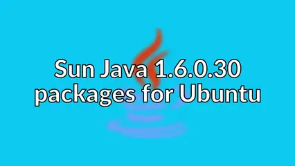 Sun Java 1.6.0.30 packages for Ubuntu